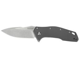 Kershaw Eris Assisted 3.0 in Stonewash Plain SS Handle